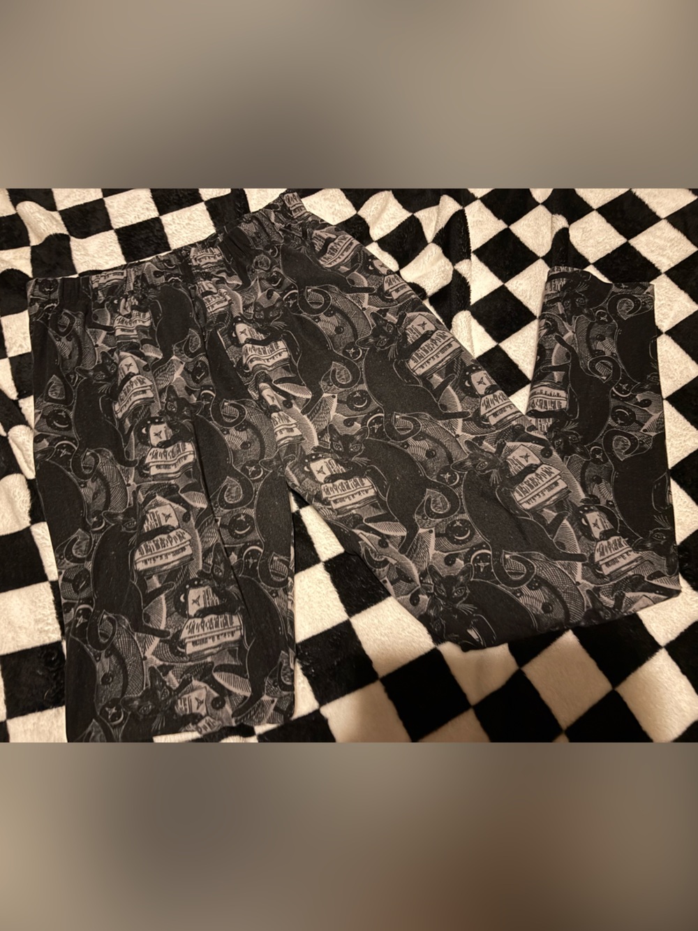 Size small black cat leggings spooky for Halloween